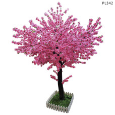 Copac artificial roz pentru decor Piersic 1,5m - PL342 - Sellzone.bg Copac artificial roz pentru decor Piersic 1,5m - PL342