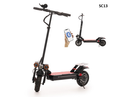 Scuter electric elegant cu afișaj LED și conexiune Bluetooth  - SC13 - Sellzone.bg  Scuter electric elegant cu afișaj LED și conexiune Bluetooth  - SC13