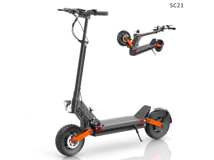 Scuter electric puternic 900W 48V 15Ah cu suspensie off-road – SC21 - Sellzone.bg Scuter electric puternic 900W 48V 15Ah cu suspensie off-road – SC21