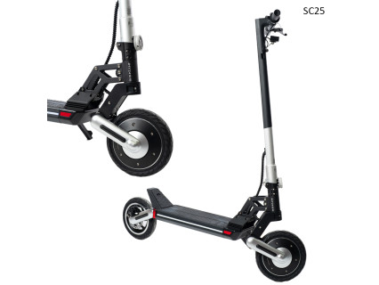 Scuter electric 48V 12Ah, 800W, limitat la 25 km/h, cu LED și display – SC25 - Sellzone.bg Scuter electric 48V 12Ah, 800W, limitat la 25 km/h, cu LED și display – SC25