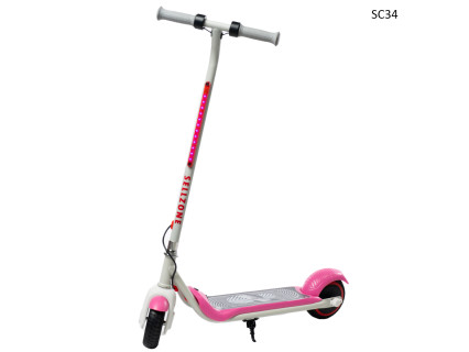 Trotinetă electrică pentru copii - Culoare roz - E-scooter pentru copii - SC34 - Sellzone.bg Trotinetă electrică pentru copii - Culoare roz - E-scooter pentru copii - SC34