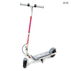 Trotinetă electrică pentru copii - Culoare roz - E-scooter pentru copii - SC35 - Sellzone.bg Trotinetă electrică pentru copii - Culoare roz - E-scooter pentru copii - SC35