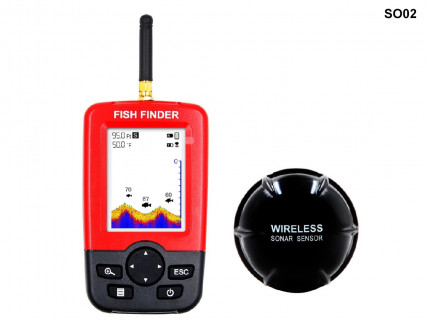 Sonar de pescuit wireless cu ecran LCD mare - SO02 - Sellzone.bg Sonar de pescuit wireless cu ecran LCD mare - SO02