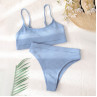 Costum de baie albastru din două piese - W0456-W0458 - Изображение 1 - Sellzone.bg Costum de baie albastru din două piese - W0456-W0458 - Изображение 1