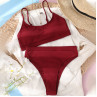 Costume de baie vișiniu din două piese - W0459-W0461 - Изображение 1 - Sellzone.bg Costume de baie vișiniu din două piese - W0459-W0461 - Изображение 1