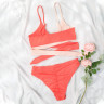 Costum de baie roz din două piese - W0477-W0479 - Изображение 3 - Sellzone.bg Costum de baie roz din două piese - W0477-W0479 - Изображение 3