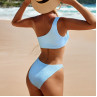 Costum de baie albastru dintr-o singură bretea - W0480-W0482 - Изображение 2 - Sellzone.bg Costum de baie albastru dintr-o singură bretea - W0480-W0482 - Изображение 2