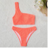 Costum de baie portocaliu cu o bretea - W0489-W0491 - Изображение 1 - Sellzone.bg Costum de baie portocaliu cu o bretea - W0489-W0491 - Изображение 1