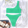 Costum de baie verde cu o bretea - W0492-W0494 - Изображение 2 - Sellzone.bg Costum de baie verde cu o bretea - W0492-W0494 - Изображение 2
