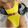 Costum de baie verde cu o bretea- W0495-W0497 - Изображение 1 - Sellzone.bg Costum de baie verde cu o bretea- W0495-W0497 - Изображение 1