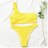 Costum de baie verde cu o bretea- W0495-W0497 - Изображение 2 - Sellzone.bg Costum de baie verde cu o bretea- W0495-W0497 - Изображение 2