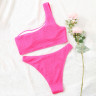 Costum de baie roz cu o bretea - W0501-W0503 - Изображение 4 - Sellzone.bg Costum de baie roz cu o bretea - W0501-W0503 - Изображение 4