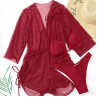 Costum de baie roșu din trei piese - W0510-W0512 - Изображение 1 - Sellzone.bg Costum de baie roșu din trei piese - W0510-W0512 - Изображение 1
