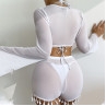 Set costum de baie alb din două piese - W0546-W0548 - Изображение 1 - Sellzone.bg Set costum de baie alb din două piese - W0546-W0548 - Изображение 1