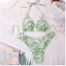 Costum de baie verde cu șireturi - W0599-W0601 - Изображение 2 - Sellzone.bg Costum de baie verde cu șireturi - W0599-W0601 - Изображение 2