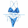 Costum de baie din două piese albastru cu fluturi - W0692-W0694 - Изображение 2 - Sellzone.bg Costum de baie din două piese albastru cu fluturi - W0692-W0694 - Изображение 2