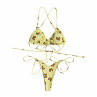 Costum de baie galben cu fluturi din două piese - W0695-W0697 - Изображение 2 - Sellzone.bg Costum de baie galben cu fluturi din două piese - W0695-W0697 - Изображение 2