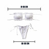 Costum de baie alb cu efect de push - W0702 - Изображение 3 - Sellzone.bg Costum de baie alb cu efect de push - W0702 - Изображение 3