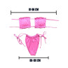 Costum de baie roz cu efect de push - W0703 - Изображение 3 - Sellzone.bg Costum de baie roz cu efect de push - W0703 - Изображение 3
