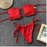 Costum de baie roșu cu efect de push - W0705 - Изображение 3 - Sellzone.bg Costum de baie roșu cu efect de push - W0705 - Изображение 3