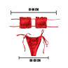 Costum de baie roșu cu efect de push - W0705 - Изображение 4 - Sellzone.bg Costum de baie roșu cu efect de push - W0705 - Изображение 4