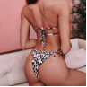 Costum de baie alb cu tiger print și efect de push - W0706 - Изображение 2 - Sellzone.bg Costum de baie alb cu tiger print și efect de push - W0706 - Изображение 2