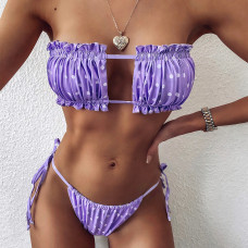 Costum de baie mov cu efect de push - W0710 - Sellzone.bg Costum de baie mov cu efect de push - W0710