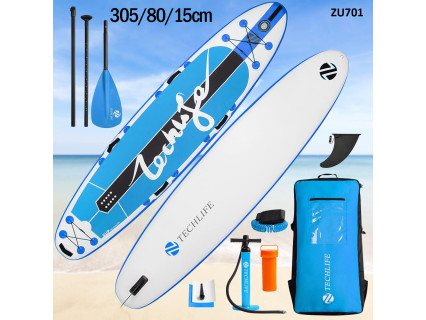 Placa de surf gonflabila SUB placa albastra Techlife 10' – ZU701 - Sellzone.bg Placa de surf gonflabila SUB placa albastra Techlife 10' – ZU701