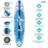Placa de surf gonflabila SUB placa albastra Techlife 10' – ZU701 - Изображение 2 - Sellzone.bg Placa de surf gonflabila SUB placa albastra Techlife 10' – ZU701 - Изображение 2