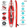 Placa de surf gonflabila SUB placa rosie Techlife 10' – ZU702 - Изображение 2 - Sellzone.bg Placa de surf gonflabila SUB placa rosie Techlife 10' – ZU702 - Изображение 2