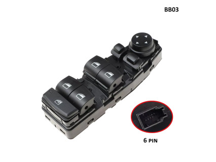 Consolă pentru geamuri electrice cu 6 pini pentru BMW 5 F10 F11 F07 5GT F06 - BB03 - Sellzone.bg Consolă pentru geamuri electrice cu 6 pini pentru BMW 5 F10 F11 F07 5GT F06 - BB03