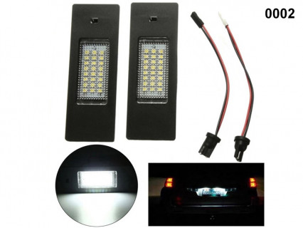 Plafoniere LED spate placute inmatriculare cu lumina alba pentru BMW E81 E87 E63 - 0002 - Sellzone.bg Plafoniere LED spate placute inmatriculare cu lumina alba pentru BMW E81 E87 E63 - 0002