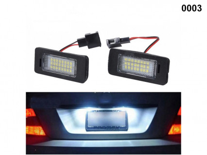 Plafoniere LED cu 24 LED-uri pentru numar de inmatriculare spate AUDI Q5 A4 A5 - 0003 - Sellzone.bg Plafoniere LED cu 24 LED-uri pentru numar de inmatriculare spate AUDI Q5 A4 A5 - 0003