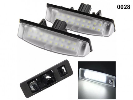Lămpi LED pentru plăcuța de înmatriculare din spate pentru Toyota Lexus - 0028 - Sellzone.bg Lămpi LED pentru plăcuța de înmatriculare din spate pentru Toyota Lexus - 0028