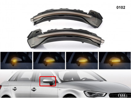 Semnalizatoare oglinzi dinamice de rulare pentru Audi A3 8V - 0102 - Sellzone.bg Semnalizatoare oglinzi dinamice de rulare pentru Audi A3 8V - 0102