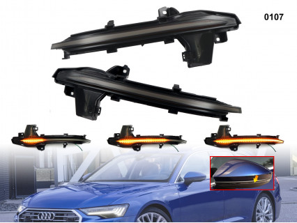 Semnalizatoare de oglindă luminoase pentru Audi A6 C8 A7 A8 - 0107 - Sellzone.bg Semnalizatoare de oglindă luminoase pentru Audi A6 C8 A7 A8 - 0107