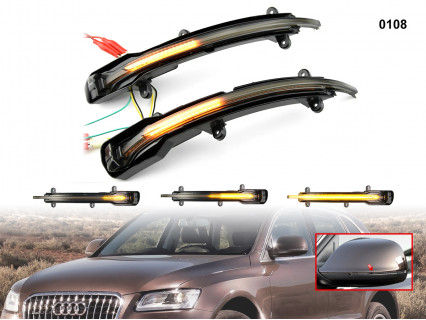 Semnalizatoare dinamice puternice oglinzi pentru Audi Q5 Q7 - 0108 - Sellzone.bg Semnalizatoare dinamice puternice oglinzi pentru Audi Q5 Q7 - 0108