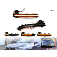 Indicatoare dinamice de oglindă cu lumină puternică pentru BMW X3 X4 X5 X6 - 0114 - Sellzone.bg Indicatoare dinamice de oglindă cu lumină puternică pentru BMW X3 X4 X5 X6 - 0114
