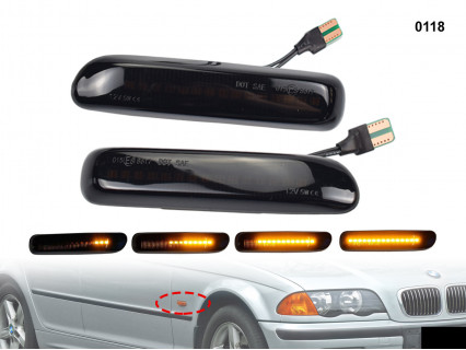 Semnalizatoare dinamice cu lumină de rulare pentru BMW 3 E46 Pre-Face - 0118 - Sellzone.bg Semnalizatoare dinamice cu lumină de rulare pentru BMW 3 E46 Pre-Face - 0118