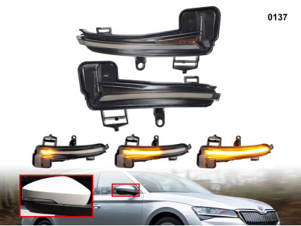 Semnalizatoare cu lumina dinamică pentru Skoda Superb B8 - 0137 - Sellzone.bg Semnalizatoare cu lumina dinamică pentru Skoda Superb B8 - 0137