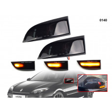 Semnalizatoare puternice cu lumină dinamică pentru Renault Scenic Megane Laguna Fluence - 0140 - Sellzone.bg Semnalizatoare puternice cu lumină dinamică pentru Renault Scenic Megane Laguna Fluence - 0140