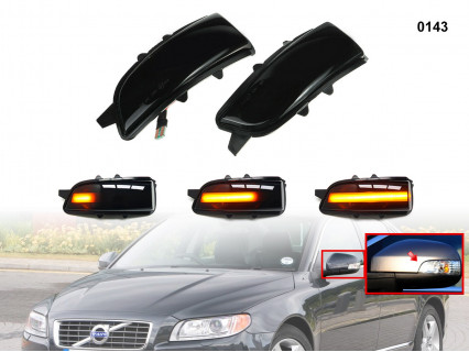Semnalizatoare dinamice strălucitoare pentru oglindă pentru Volvo C30 C70 S40 V40 V50 V70 - 0143 - Sellzone.bg Semnalizatoare dinamice strălucitoare pentru oglindă pentru Volvo C30 C70 S40 V40 V50 V70 - 0143