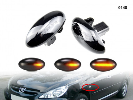 Semnalizatoare de înaltă calitate cu lumină dinamică pentru Peugeot 307 407 Citroen - 0148 - Sellzone.bg Semnalizatoare de înaltă calitate cu lumină dinamică pentru Peugeot 307 407 Citroen - 0148
