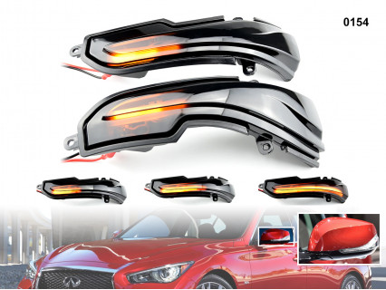 Semnalizatoare dinamice oglinzi pentru Infiniti Q30 Q50 Q60 Q70 QX70 - 0154 - Sellzone.bg Semnalizatoare dinamice oglinzi pentru Infiniti Q30 Q50 Q60 Q70 QX70 - 0154