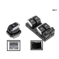 Buton geam electric pasager pentru Audi A6 A7 Q3 - BA17 - Sellzone.bg Buton geam electric pasager pentru Audi A6 A7 Q3 - BA17