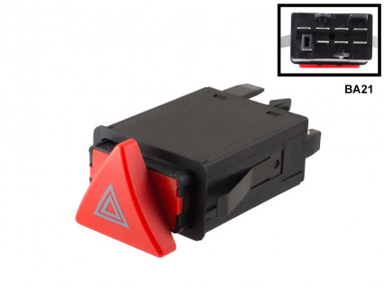 Buton lumini de avarie cu 7 pini pentru Audi A3 8L - BA21 - Sellzone.bg Buton lumini de avarie cu 7 pini pentru Audi A3 8L - BA21