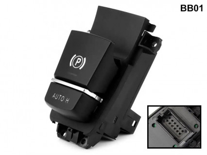 Buton frână de mână electrică pentru BMW 7 F01-F02 GT F07 X5 F15  - BB01 - Sellzone.bg Buton frână de mână electrică pentru BMW 7 F01-F02 GT F07 X5 F15  - BB01
