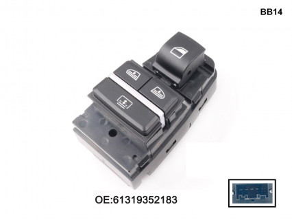 Comutator geam electric pe partea pasagerului pentru BMW F01 F02 F06 F07 - BB14 - Sellzone.bg Comutator geam electric pe partea pasagerului pentru BMW F01 F02 F06 F07 - BB14