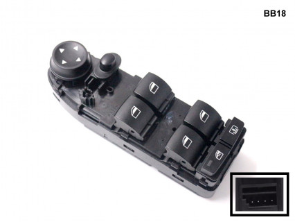 Consola de control geamuri electrice pentru BMW 5 E60 - BB18 - Sellzone.bg Consola de control geamuri electrice pentru BMW 5 E60 - BB18