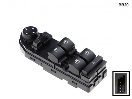 Consola de control geamuri electrice pentru BMW 5 E60 - BB20 - Sellzone.bg Consola de control geamuri electrice pentru BMW 5 E60 - BB20
